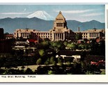 Diet Building Tokyo Japan UNP Chrome Postcard L20 - $1.93