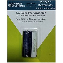 Garden Splendor 830-1902 Solar Rechargeable Batteries, AA, 2-Pk. - Quant... - $21.65
