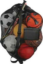 Keeble Outlets Extra Large Sports Ball Bag Mesh Soccer Ball Bag, 9U-B1IZ... - $11.63