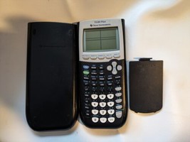 TI-84 Plus + Graphing Calculator Battery Slip Cover Working - $48.50