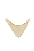 Agent Provocateur Womens Thongs Elegant Elastic Floral Lace Ivory Size S - £88.19 GBP