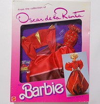 Oscar De La Renta Barbie Fashion 2763 Collector Series IX Red Gown Vintage 80s - $39.57