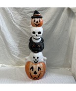 Vintage Empire Halloween Totem Pumpkins Ghost Cat Skull 32 inch Lighted ... - $3,590.08 MXN