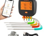 Inkbird Wifi Grill Thermometer: Wireless Bbq Thermometer For Grilling, R... - £91.21 GBP