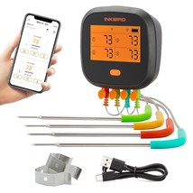 Inkbird Wifi Grill Thermometer: Wireless Bbq Thermometer For Grilling, Roasting, - £91.22 GBP