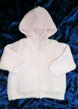 TCP The Children&#39;s Childrens Place Baby Girl Pink Chenille Hoodie Sweater 6-9 m - £14.18 GBP