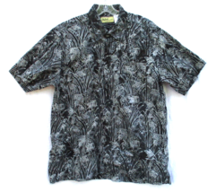 Orton Brothers Vermont Mens Size XL Shirt Abstract Batik Jungle Print Indonesia - £18.66 GBP