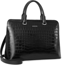 Women&#39;s Tote Bag BOSTANTEN Briefcase for Women Leather Laptop Bag  Black  - £187.20 GBP