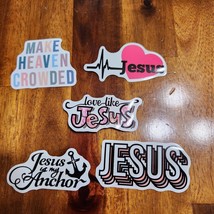 Jesus Stickers Lot of 5 ~ Love Religion Christ Faith Christian Lot O - £7.92 GBP
