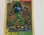 She Hulk Trading Card Marvel Comics 1990 #43 - $1.97