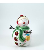 Snowman Tee Light or Votive Candle Holder 5&quot; Tall - £10.21 GBP