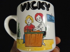 Vintage Vickys Nail Garden Coffee Mug Cup By The MUG SHOP Made in USA Vicky - £19.84 GBP