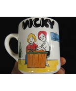 Vintage Vickys Nail Garden Coffee Mug Cup By The MUG SHOP Made in USA Vicky - £19.55 GBP