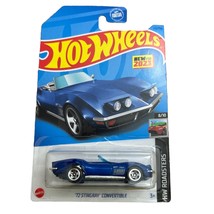 NEW 2023 Hot Wheels &#39;72 Stingray Convertible Blue 132 HW Roadsters *Head... - $9.98