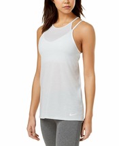 Nike Dry Layered Tank Top , Color:White,Light Blue ,  Size:XS  , MSRP 50$ - $29.69