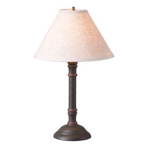 Irvin&#39;s Country Tinware Gatlin Lamp in Hartford Black and Red with Shade - £155.10 GBP