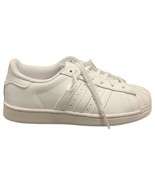 Adidas Superstar Low Top Sneaker Shoes Youth 3 White Lace Up Rubber Sole... - $55.56