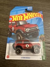 Hot Wheels 2021 FORD BRONCO 1/5 New/Sealed 68/250 Mud Studs Red  - $3.95