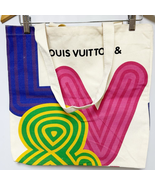 Louis Vuitton Novelty Canvas Eco Tote Bag Shenzhen Exhibition 2022 Limited - $147.51