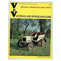 Veteran and Vintage Magazine November 1972 mbox3639/i Vol.17 No.3 Special Bright - £3.92 GBP