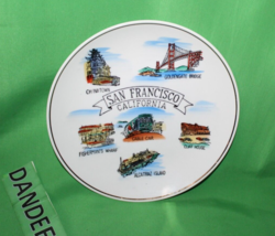 San Francisco California Landmark Collector Plate Japan - £27.68 GBP