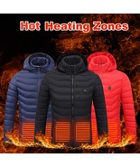 USB Electric Heated Jacket Thermal Heater Coat Heating Vest Men&#39;s Women&#39;... - $1,016.39 MXN+