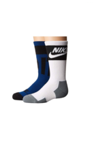 Nike Unisex 2 Pair Pack Graphic Crew Socks Large SX5770-937 - £19.69 GBP