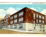 High School Jeannette Pennsylvania Postcard 1928 - $11.88