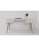 New handmade Mother of Pearl Inlay Work Desk, mop Inlay furniture Consol... - $1,661.36 CAD