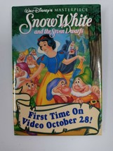 Vintage Walt Disney Masterpiece Snow White And The Seven Dwarfs Promo Mo... - $8.25