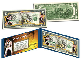 ELVIS PRESLEY * The King * Legal Tender U.S. $2 Bill * OFFICIALLY LICENS... - £11.07 GBP