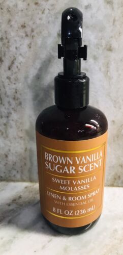 Brown Vanilla Scent Sweet Vanilla Molasses Linen&amp; Room Spray Essential O... - $11.76