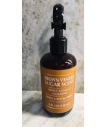 Brown Vanilla Scent Sweet Vanilla Molasses Linen&amp; Room Spray Essential O... - $220.14 MXN