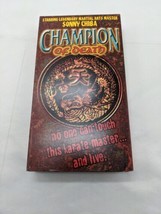 Champion Of Death Sony Chiba VHS - £7.10 GBP
