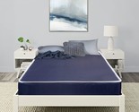 Waterproof Vinyl Foam Mattress By Treaton, Full Size, 5-Inch, Blue Woven... - $241.92