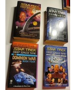4 Star Trek Novels Deep Space 9 Millennium Dominion War 4 Finale TOS New... - £30.44 GBP