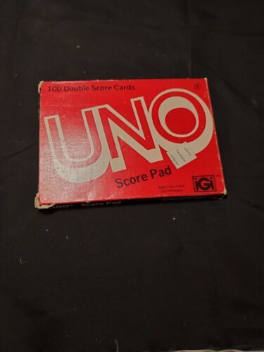 Vintage 1978 UNO Card Game Double Score Pad - $8.08
