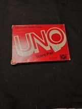 Vintage 1978 UNO Card Game Double Score Pad - £6.47 GBP
