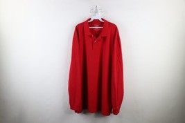 Vtg LL Bean Mens 2XLT Traditional Fit Heavyweight Long Sleeve Rugby Polo... - $54.40