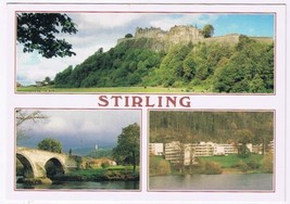 Postcard Stirling Castle Old Bridge Across The River Forth University Scotland - $2.96