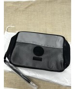 VERSACE Parfums Black Gray Pouch Case Travel toiletry cosmetic bag - $54.66 CAD