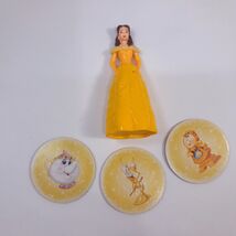 Disney Princess Pop Up Magic Castle Game Belle Beauty Beast figurine tok... - $14.00