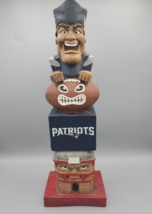 New England Patriots Team Tiki Totem Garden Decoration Man Cave Official... - $29.97