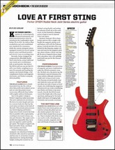 Parker DF624 Radial Neck Joint Series guitar specs sound check review article - £3.31 GBP