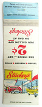 Stuckey&#39;s Pecan &amp; Candy Shoppe  - Highway Store 20 Strike Matchbook Cove... - $1.50