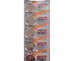 Maxell Micro Lithium Cell Battery CR2016 for Watches and Electronics 5 Pack - $5.87+