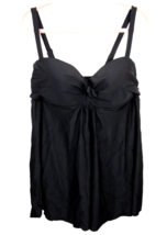 NEW,Nicole Miller 3X Black Swimsuit/Swim Dress/Attached Brief/Molded Cups - $60.00
