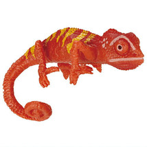 Perching Chameleon Mini Figure Changing Clear Green Orange - £10.38 GBP+