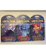 NEW Three Disney Lorcana Ursula&#39;s Return Trading Card Game Packs - 36 Cards - $35.96