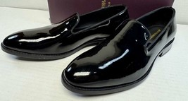 Johnston &amp; Murphy Men&#39;s Gavney Slip-On Black Patent 9M US - $87.30